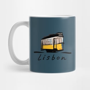 Lisboa Tram Illustration | Portugal Mug